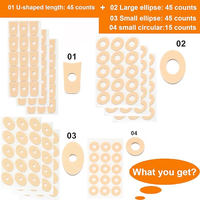 (150 PCS) Corn Pads Foam Callus