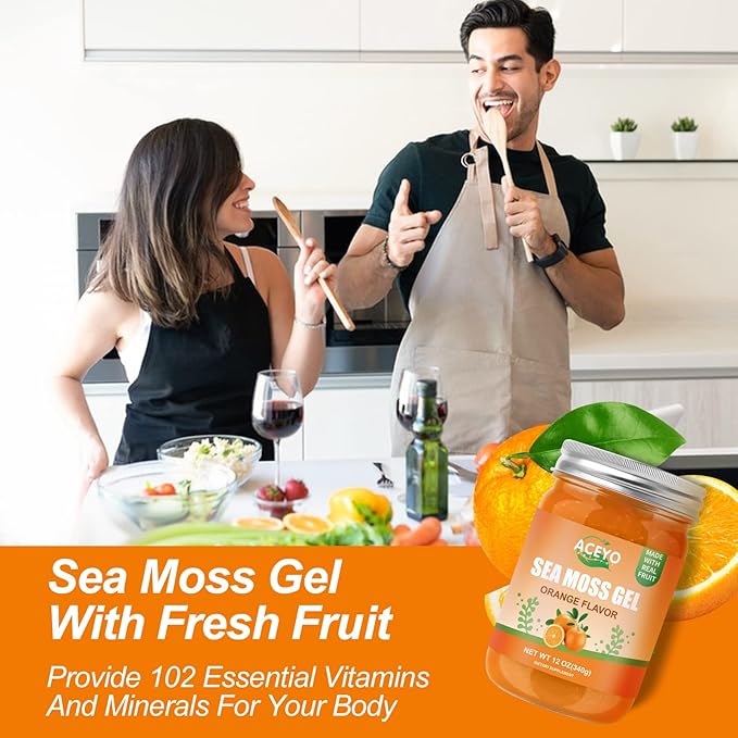 (12 OZ) Sea Moss Gel Organic 102 Vitamins