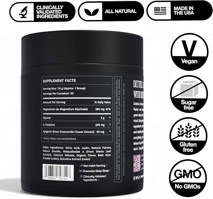 Portal ™ | Natural Sleep Onset 282 mg 2g Glycine