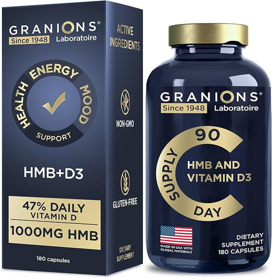 Vitamin D3 HMB Supplements 1000 MG 90 Servings