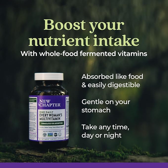 New Chapter Women's Multivitamin for Immune, 20+ Nutrients 72 Count