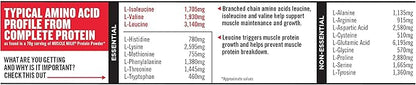Muscle Milk Genuine Protein Powder, Banana 32g Protein, 5 Pound, 32 Servings