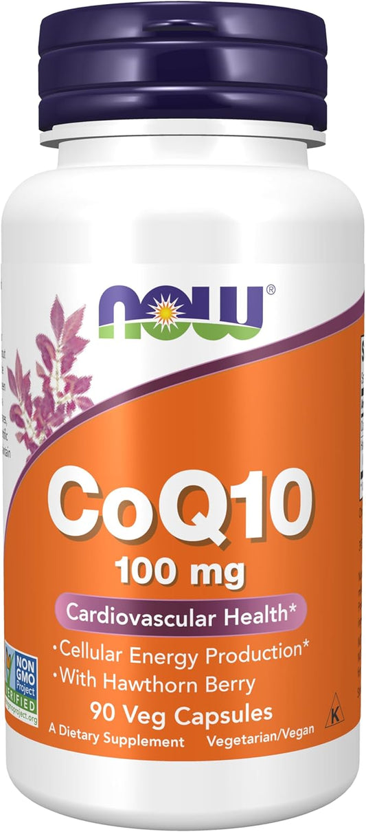 NOW Supplements, CoQ10 100 mg 90 Veg