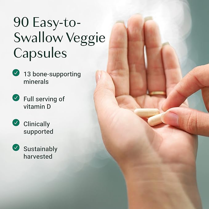 ALGAECAL - Plant Based Calcium Supplement D3 (1000 (1000 IU) 13 Minerals 90 Veggie 3 Month