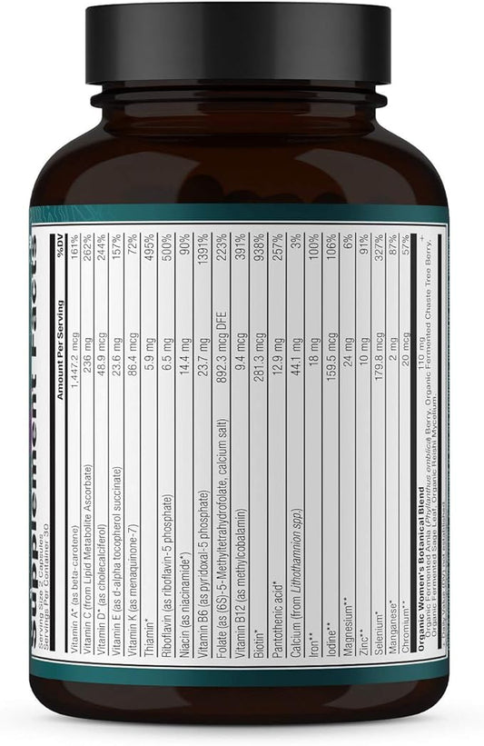 Ancient Nutrition Multivitamin for Women, Women's 60 Ct