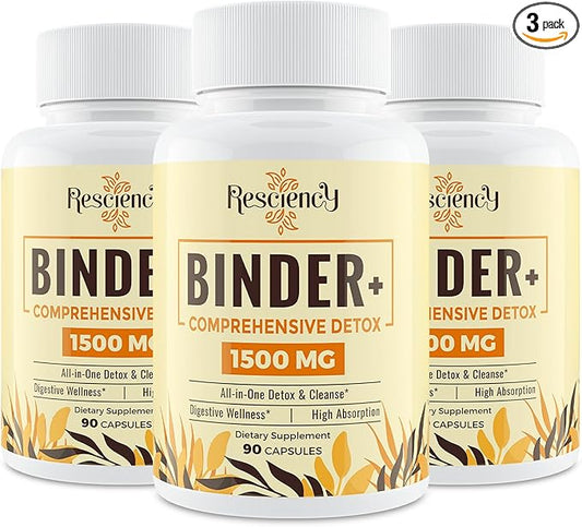6-in-1 Detox Binder Supplement 1500 MG 270 Vegetarian