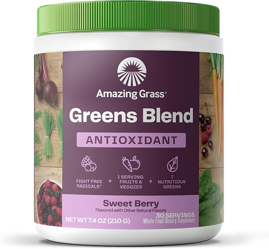 Amazing Grass Greens Superfood Antioxidant: Greens 30 Servings
