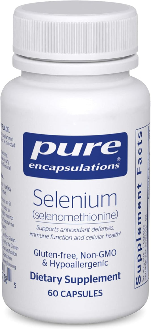 Pure Encapsulations Selenium 200 mcg 60 Capsules