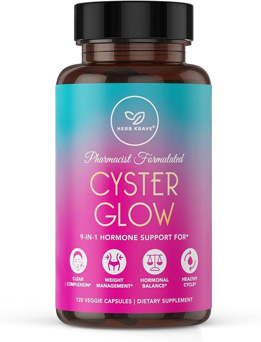 Cyster Glow Supplement 9-in-1 Premium 120 Veggie