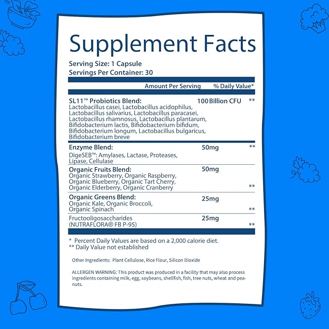 100 Billion - Probiotics and Prebiotics 100 Billion 30 Capsules