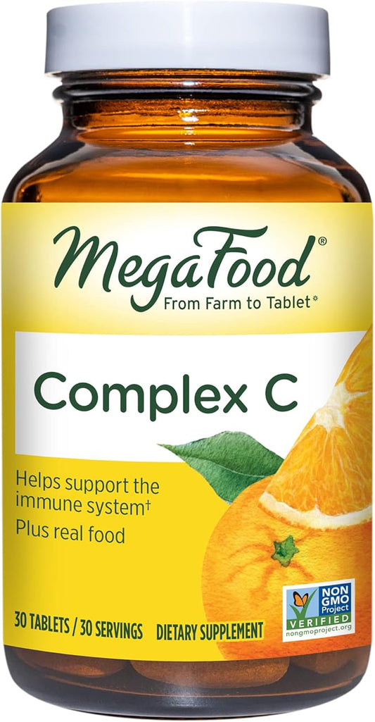 MegaFood Complex C 250 mg, 30 Tablets, 30 Servings