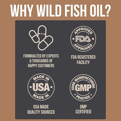 Wild Foods Liquid Omega 3 Fish 16 oz (4 pk)