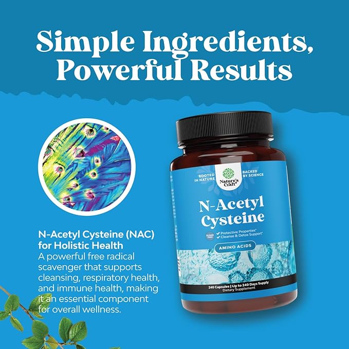 NAC Supplement N-Acetyl Cysteine 600mg 600 mg (240ct)