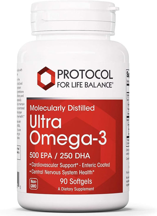 Protocol Ultra Omega-3-500mg EPA & 250mg DHA 90 Softgels