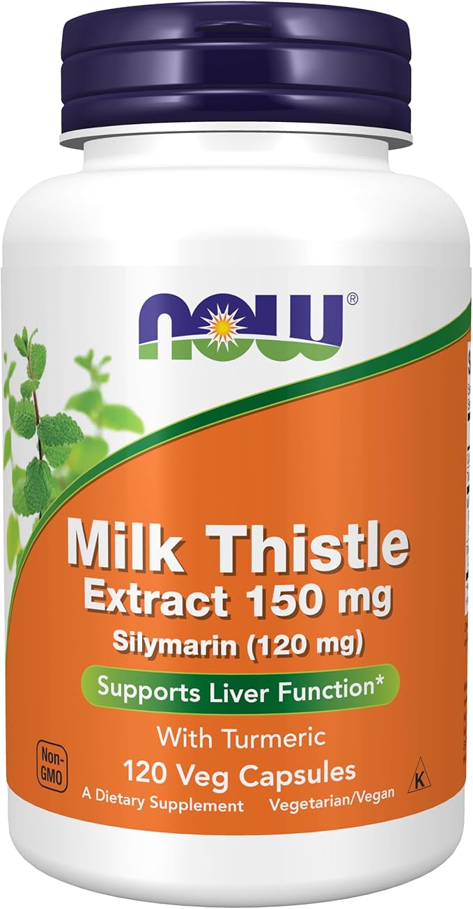 NOW Supplements, Silymarin Milk Thistle Extract 150 mg 120 Veg