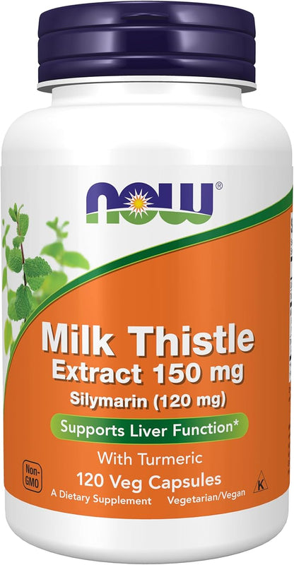 NOW Supplements, Silymarin Milk Thistle Extract 150 mg 120 Veg
