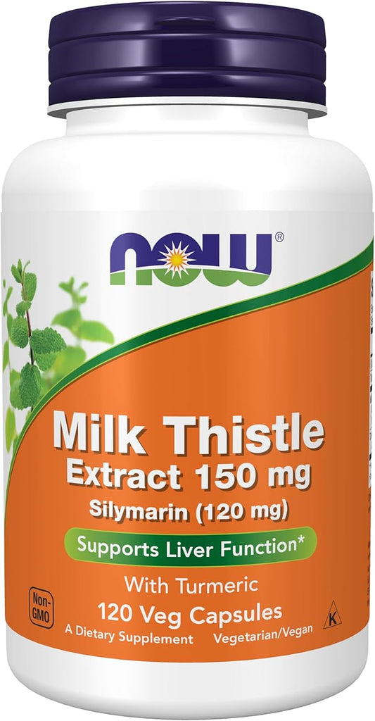 NOW Supplements, Silymarin Milk Thistle Extract 150 mg 120 Veg