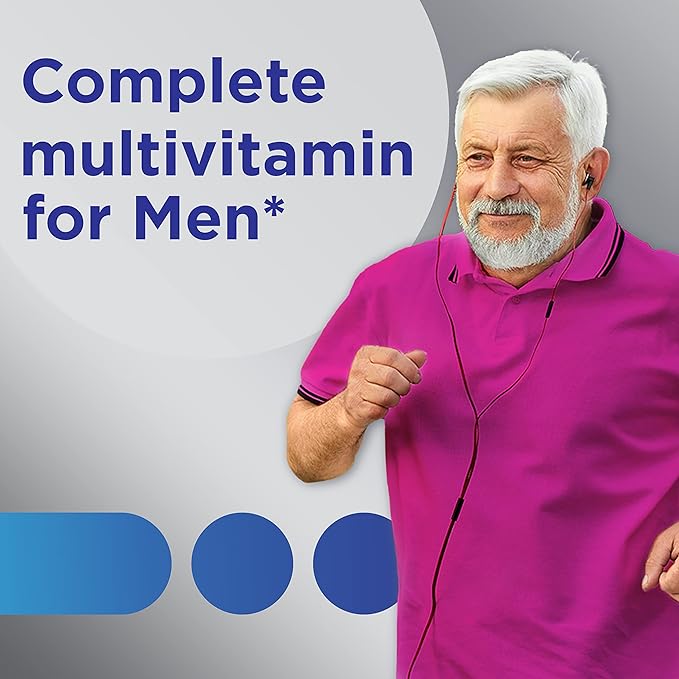 Centrum Silver Men's 50+ Multivitamin D3, B-Vitamins, 200 Tablets