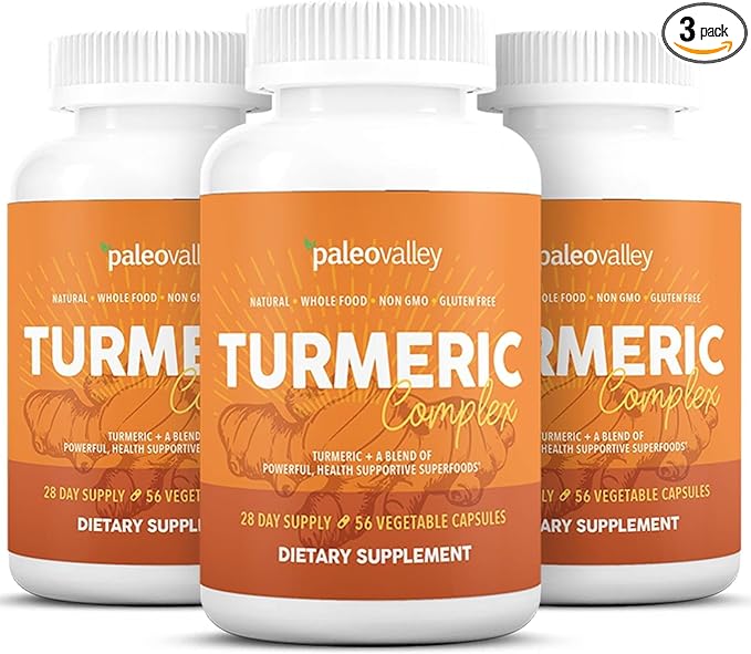 Paleovalley - Organic Turmeric Complex - 3 Pack (168 Veggie
