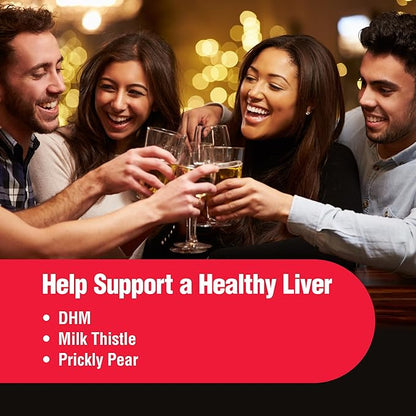 restirr After Alcohol Aid & Recovery: Supports Liver Health, Metabolism, Immune System with DHM, Milk Thistle, B-Complex with Extra Strength Hydration. 16 Stick Packs