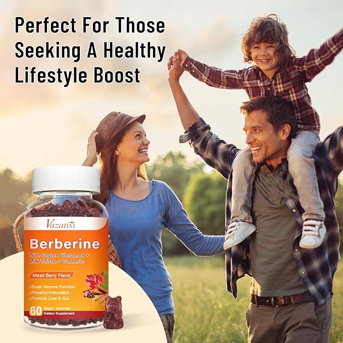 2 Pack Berberine Gummies with Ceylon 120ct