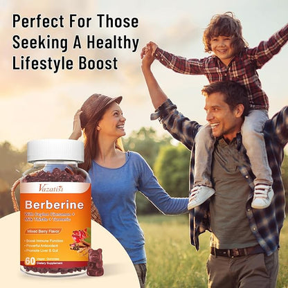 2 Pack Berberine Gummies with Ceylon 120ct