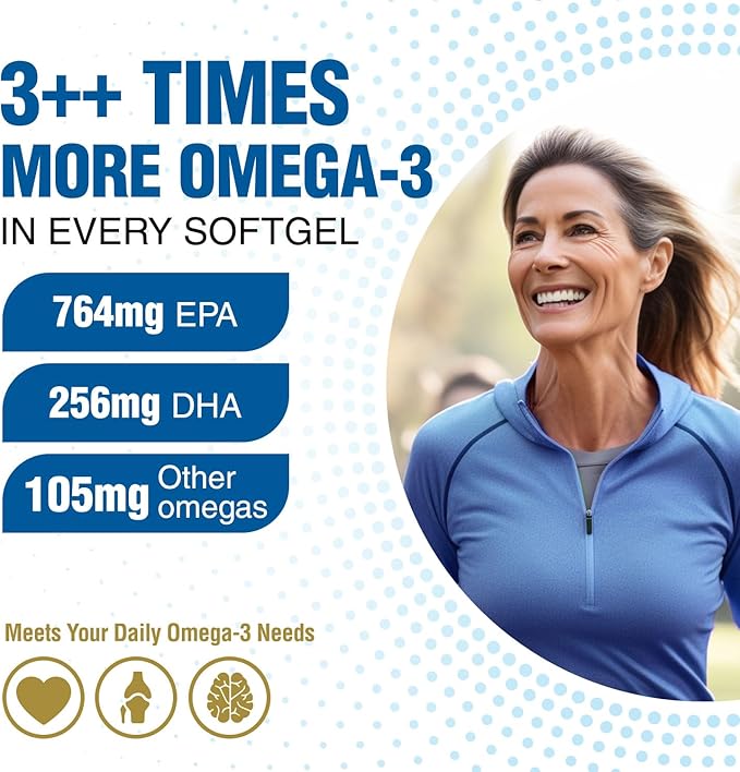 LABO Nutrition OmaxPure Omega 3 Fish 1125mg Omega-3 Omega-3 with 120 Count, CO2 Extracted