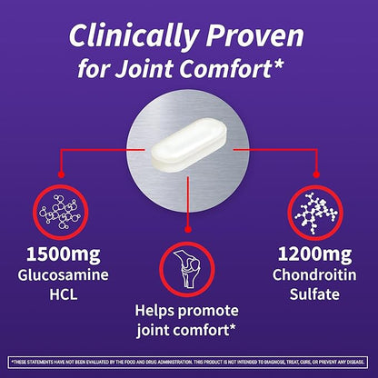 Cosamin DS, #1 Researched Glucosamine & Chondroitin Joint Health Supplement, 150 'Easy-To-Swallow' Caplets