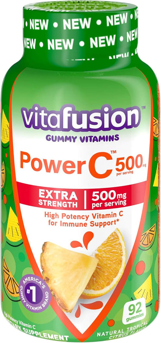 Vitafusion Chewable Calcium & Vitamin C 100 Count 92 Count