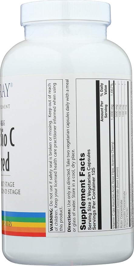Solaray, Tstr Super Bio C 250 Count