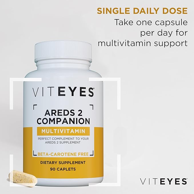 Viteyes Classic AREDS 2 Companion Beta-Carotene 2 Users, 90 Caplets