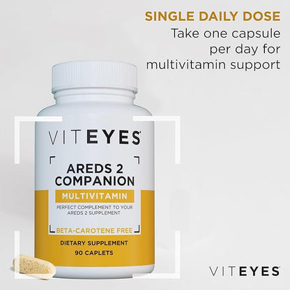 Viteyes Classic AREDS 2 Companion Beta-Carotene 2 Users, 90 Caplets