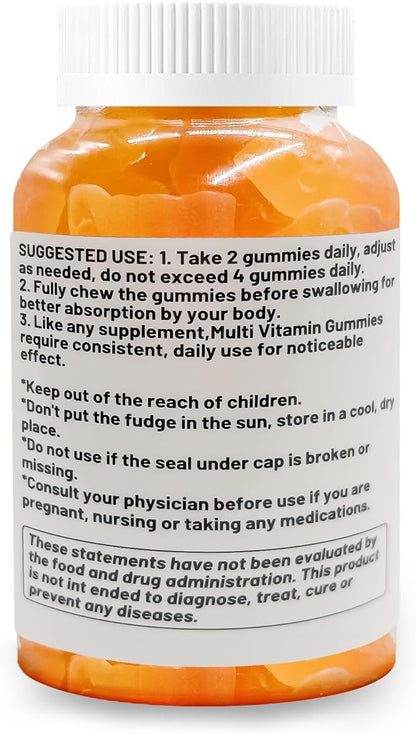 WeightWorld Gummy Vitamins - Multivitamins for Women, Mens Multivitamin Gummies, Chewable Bear Vitamin for Adults, Women's & Men's Multi Supplements