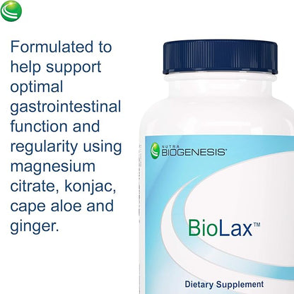 Nutra BioGenesis - BioLax - Magnesium 120 Capsules