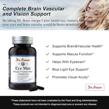 Dr.Brian Eye Vitamins 5 in 1 20mg, Omega 3 Fish 730mg, Vitamin 60Caps