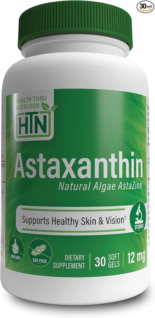 Health Thru Nutrition Astaxanthin Triple Strength 12mg 30 30 Softgels