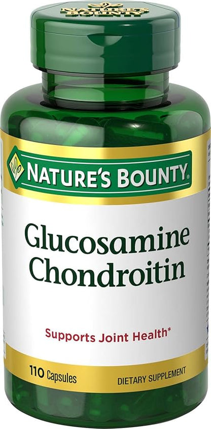 Nature's Bounty Glucosamine Chondroitin Pills and 110 Capsules