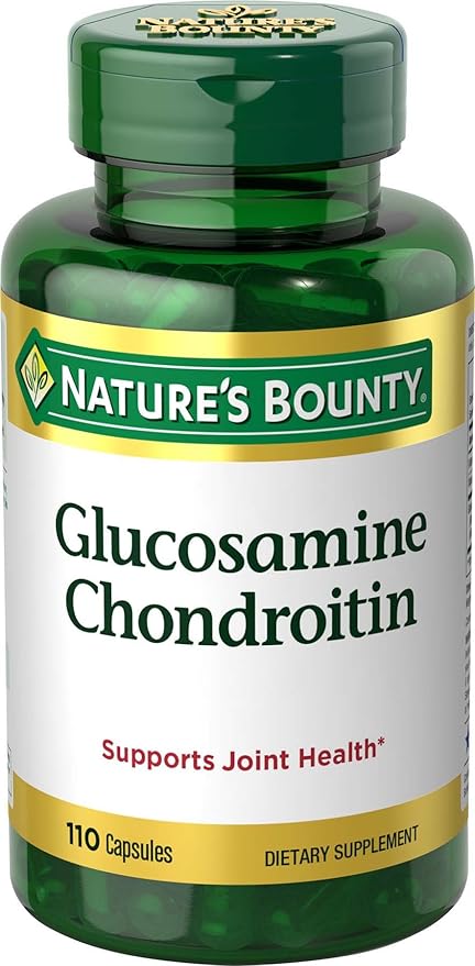 Nature's Bounty Glucosamine Chondroitin Pills and 110 Capsules