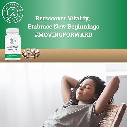 Adaptogen Complex Calmness, Energy and Vitality Booster 60 Vegetarian
