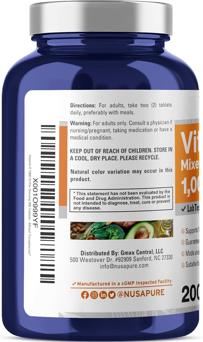 NusaPure Vitamin E 1000 IU 200