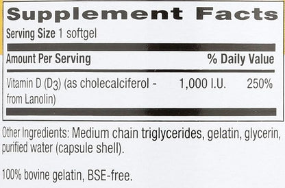 Vitamin D3 1000IU