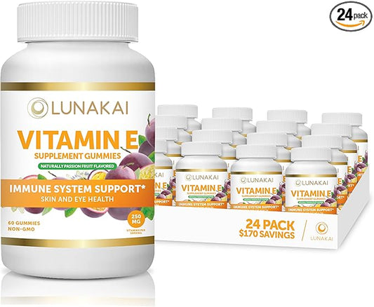 Vitamin E Gummies with Vitamin C 250mg (400IU) (400IU) Vit 24 Pack