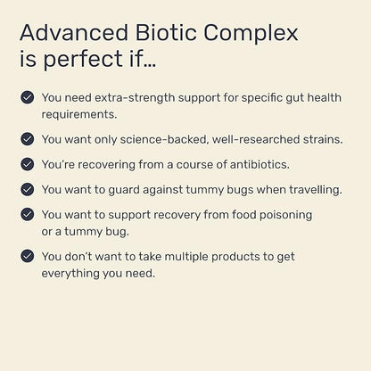 Inessa Advanced Biotic Complex - 50 Billion CFU Probiotics For Women Digestive, Gut Health With Delayed Release - 7 Strain Dairy Soy Gluten Free Probiotic Supplement - 30 Vegan Capsules For Men & Wome