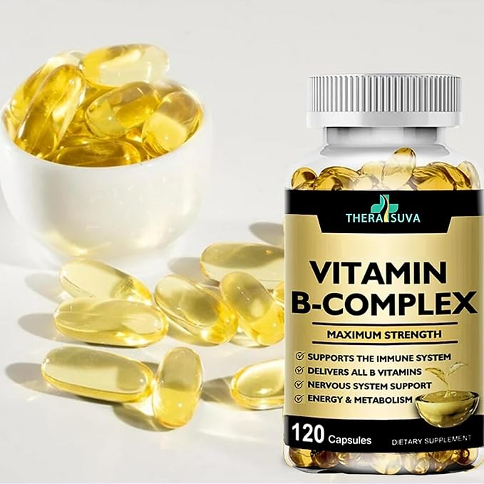Max Strength Vitamin B-Complex + CoQ10 120 Softgels, 60 Day
