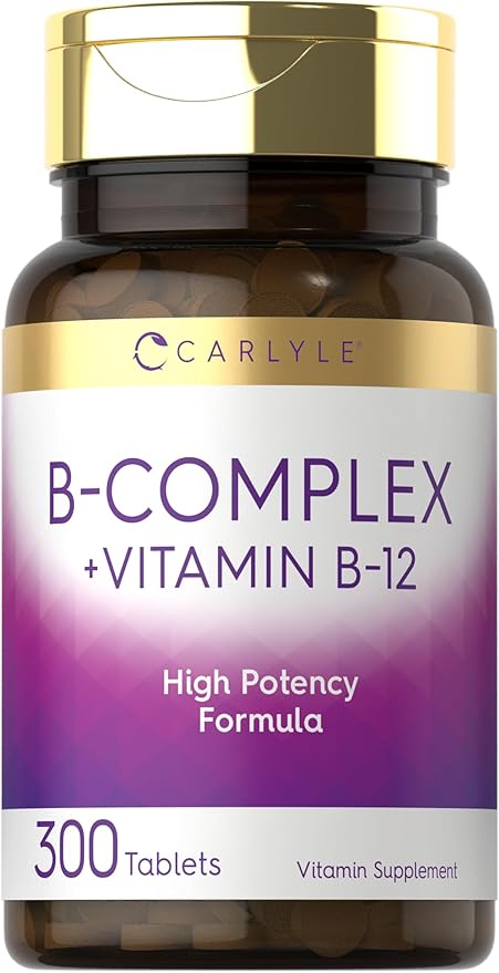 Carlyle B-Complex Vitamin with B12 300 Tablets