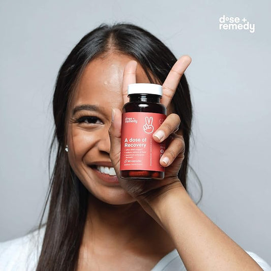 A dose of Recovery|Liver Detox | Made in USA | USDA | Hydration Support for Better Morning Recovery Asian Flush | Dihydromyricetin DHM, Quercetin, Vitamin B, Milk Thistle, Prickly Pear, | (45 Pills)