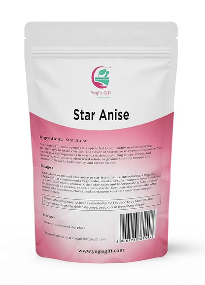 Star Anise Whole 16 Oz