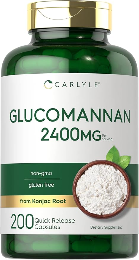 Carlyle Glucomannan Capsules 200 Count
