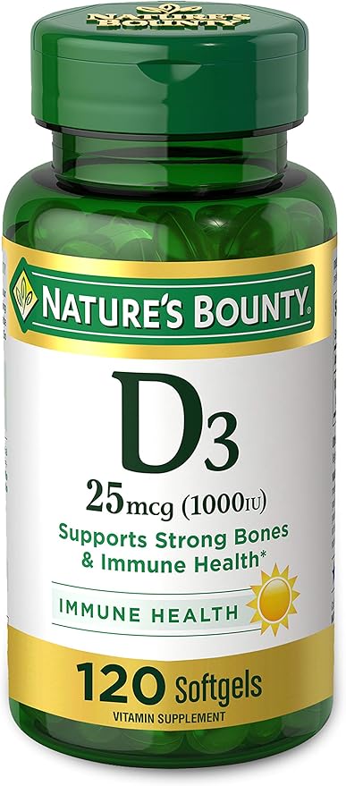 Nature's Bounty Vitamin D3 1000 100 120 Count