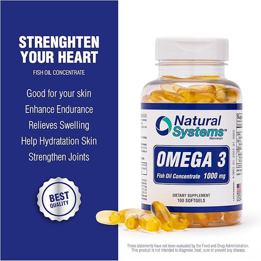 Omega 3 1000mg Fish Oil 100 3 Fish 3 for